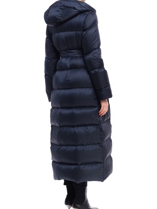 Темно-синее пальто MAX MARA: фото 4 - Invogue